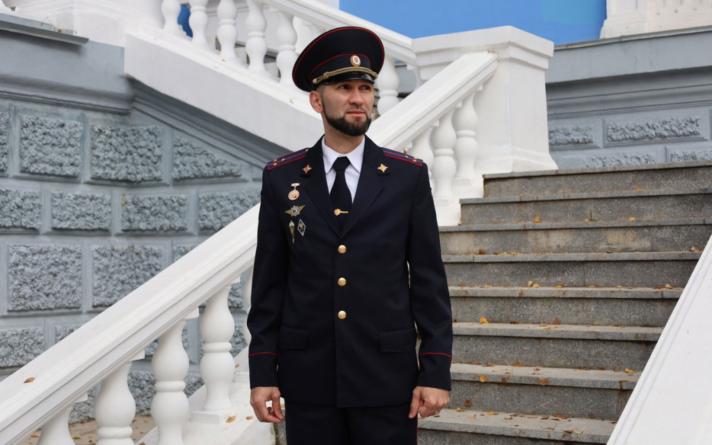  Старший лейтенант полиции Роман Лобанов. Фото: пресс-служба МВД по Удмуртии