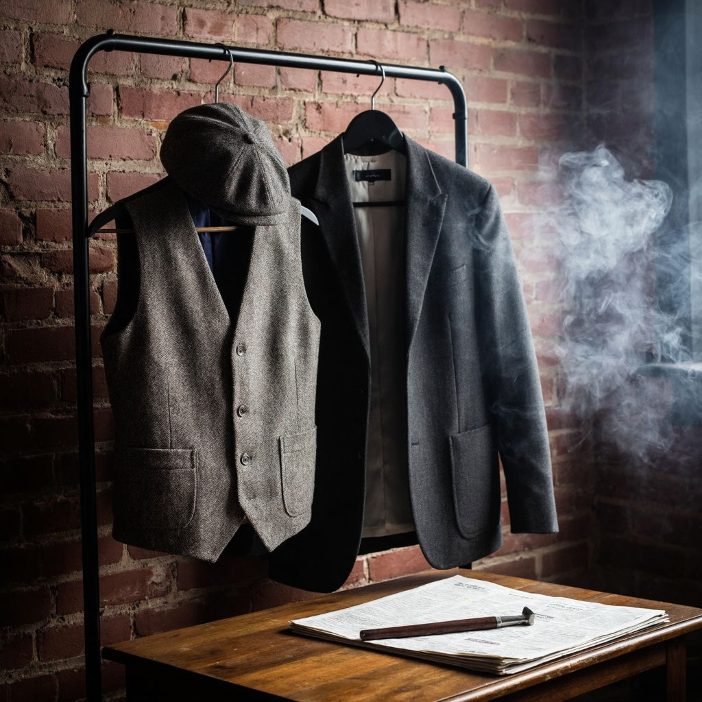 Атмосфера Бирмингема 1920-х годов, мрачно и стильно