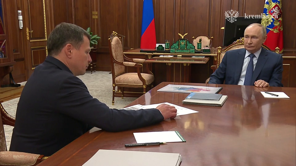 Кремль, встреча Владимира Путина с руководителем Роснано Сергеем Куликовым