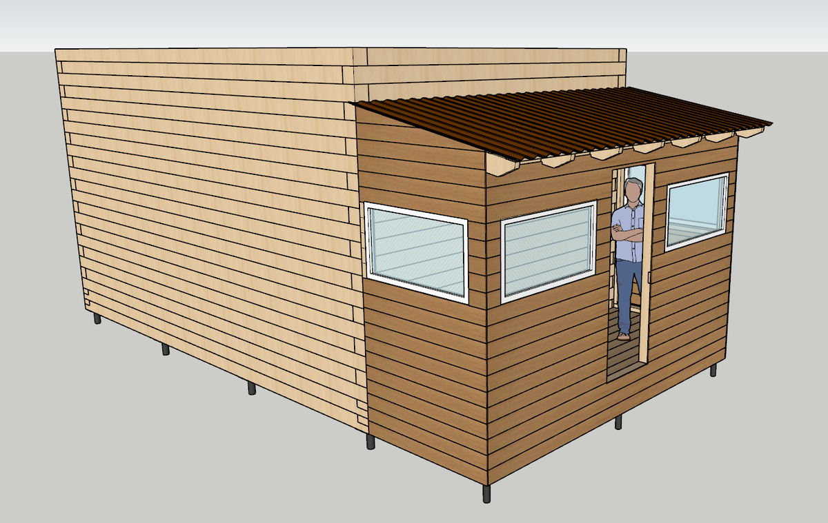 Общий вид крыльца