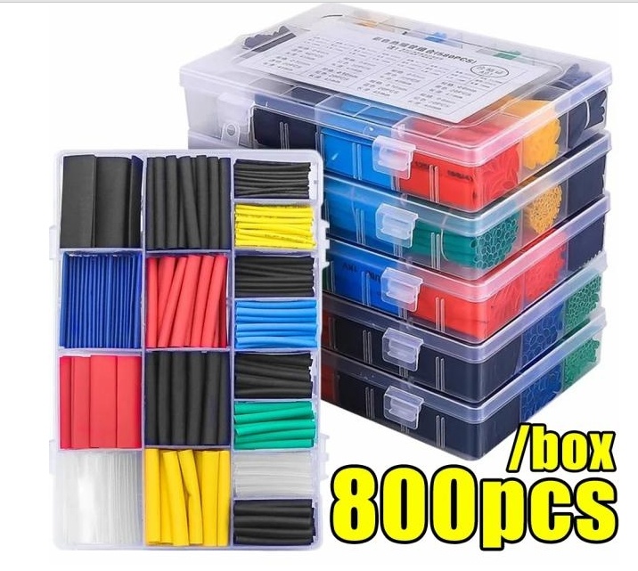 набор разноцветных трубок разного диаметра. Прочная изоляция и аккуратный вид проводки за пару минут