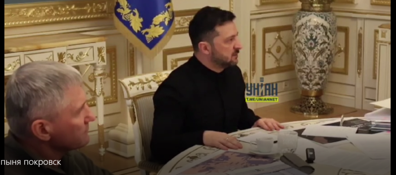    Зеленский во время заседания. Скриншот: Телеграм-канал "Политика Страны"