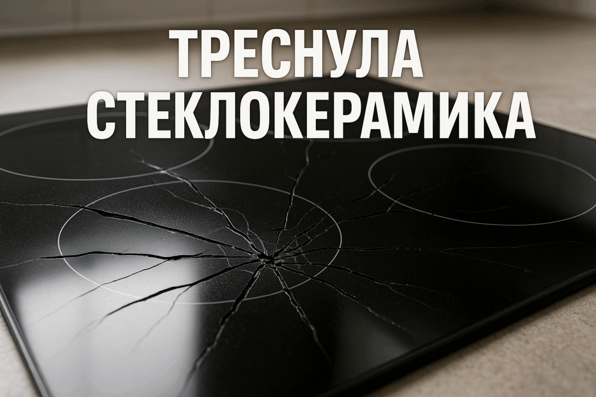    Треснула стеклокерамика — ремонт или замена Михаил Юрьевич