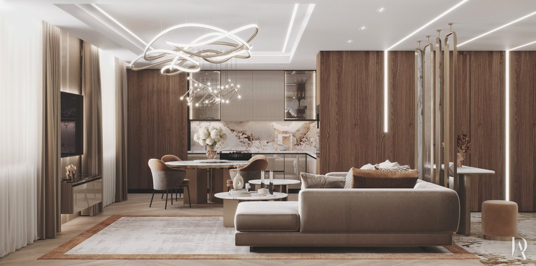 Дизайнерский интерьер квартиры для реальной жизни