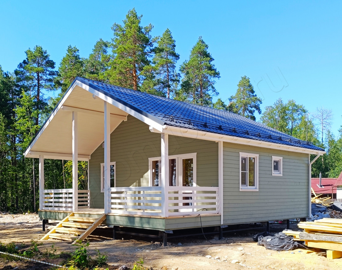 Каркасный дом в городе Костомукша