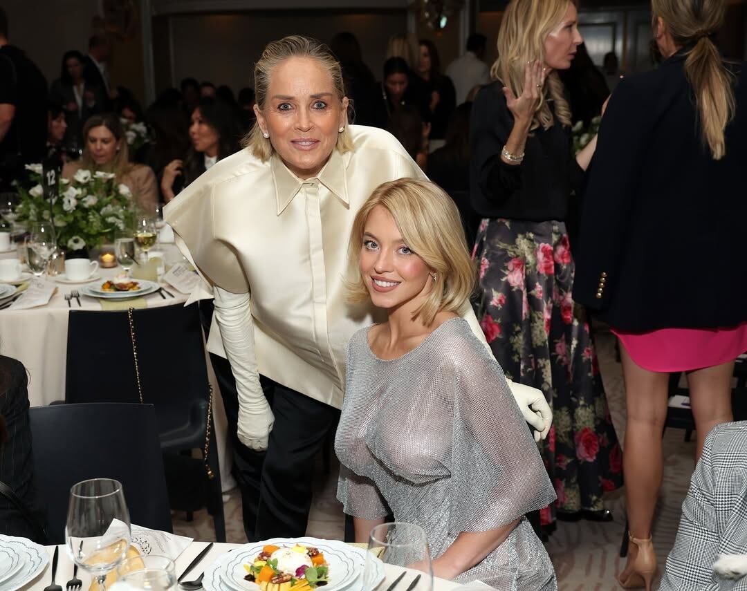     Шарон Стоун и Сидни Суини Фото: соцсети