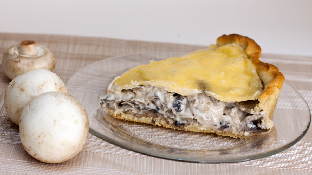 Грибной пирог