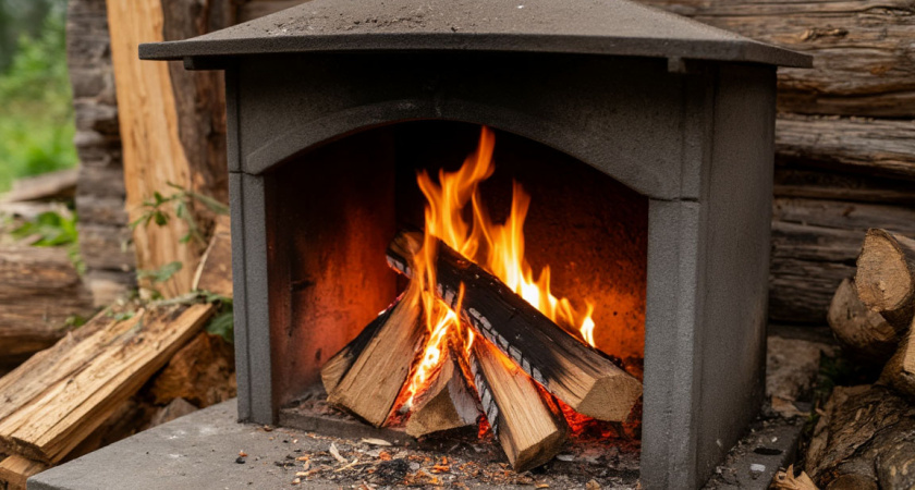    Топлю печку третий год с одним «вечным поленом» - сократил расход дров в 2 раза. Умельцы в деревнях только так и делают