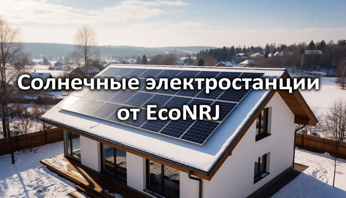 Солнечные электростанции от EcoNRJ