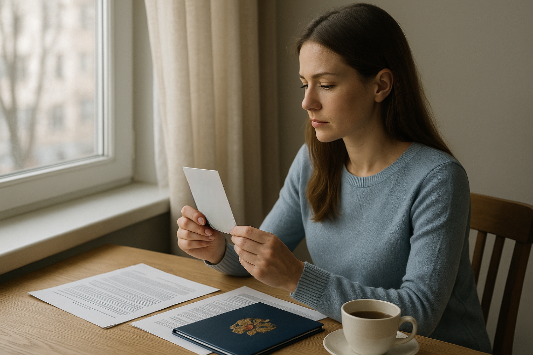 Жена российского военнослужещего