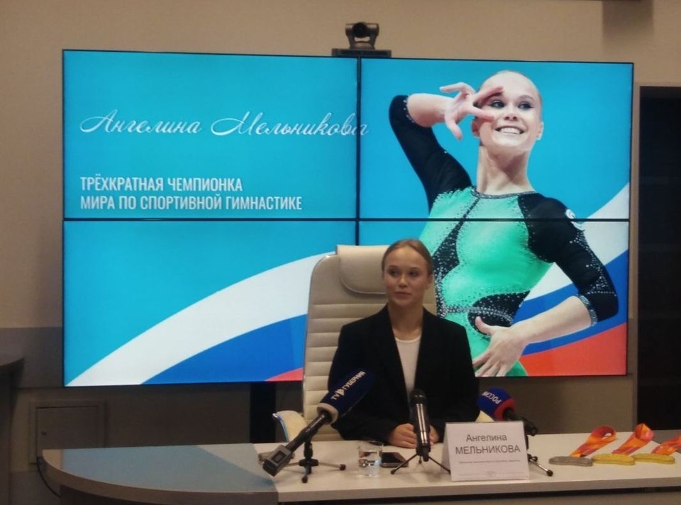    Ангелина в отличной спортивной форме и отличном настроении Елена ФЕДЯШЕВА