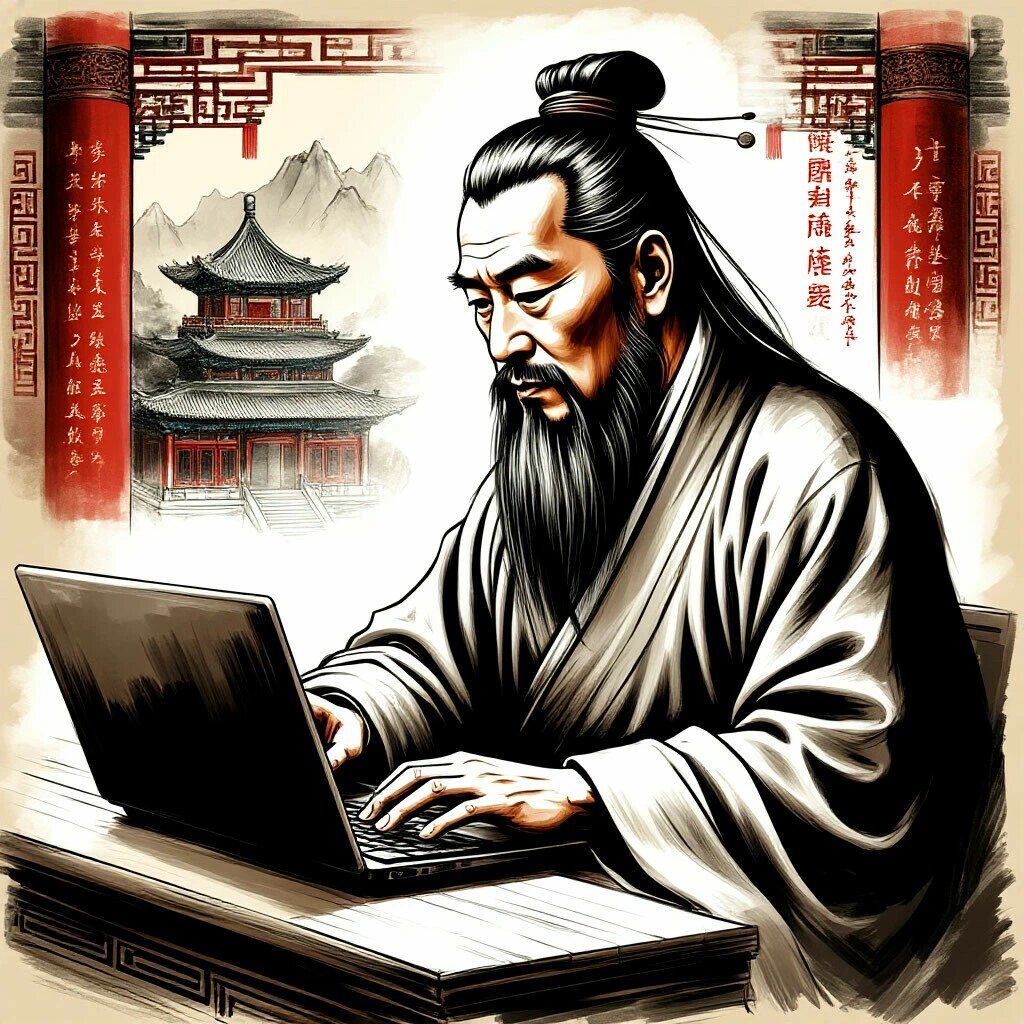 КОНФУЦИЙ ТВОРИТ ВЕЛИКОЕ И ВЕЧНОЕ