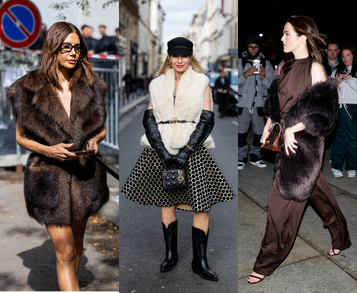 Меховые жилетки снова в тренде