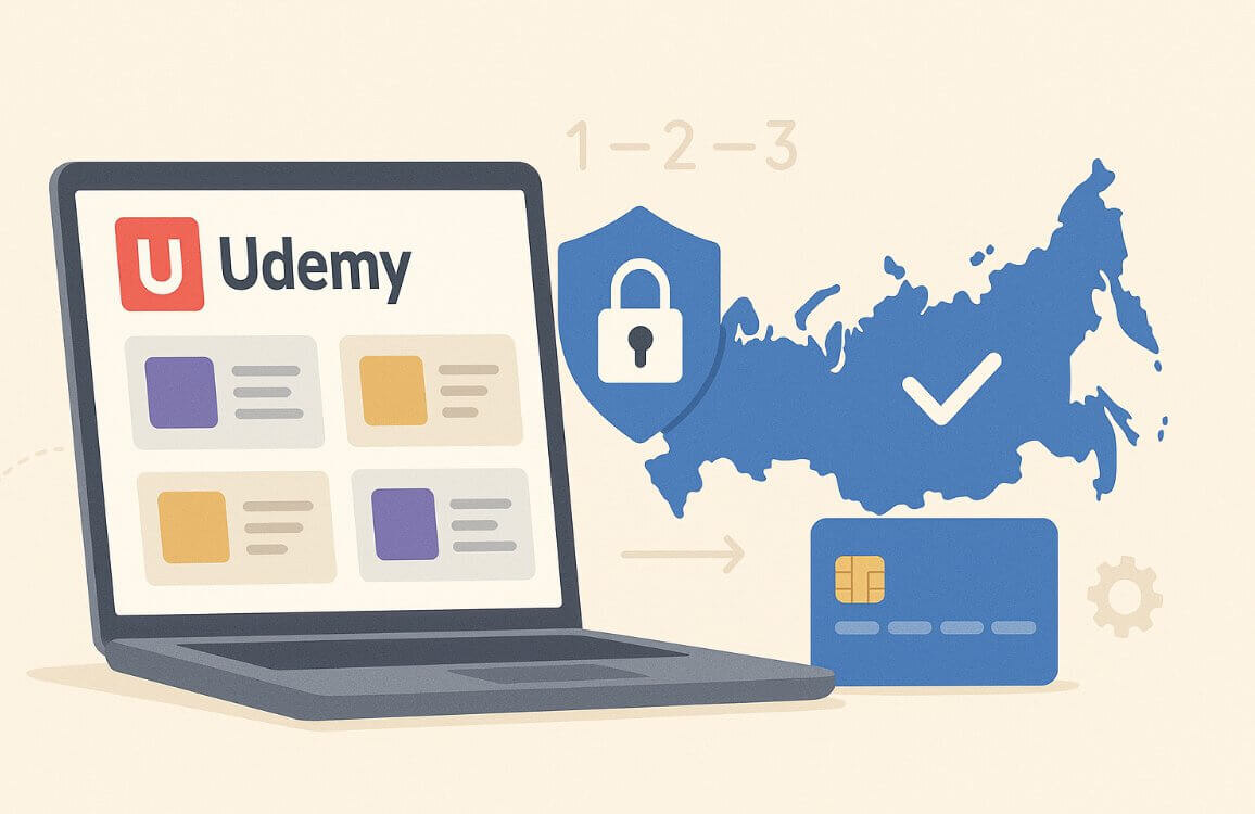 Как оплатить Udemy из России в 2025 году - пошаговый гайд
