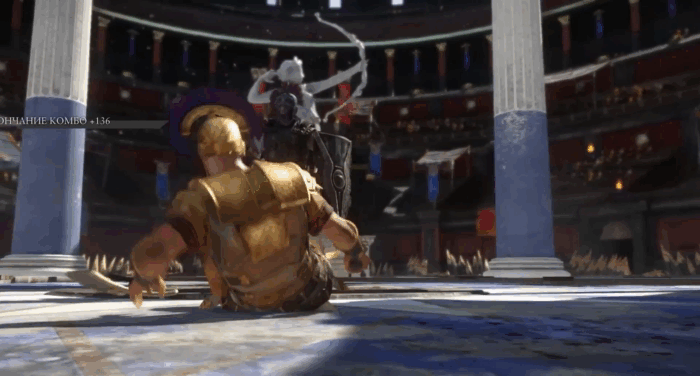 Gif картинка "Химический приём фиолетового цвета"