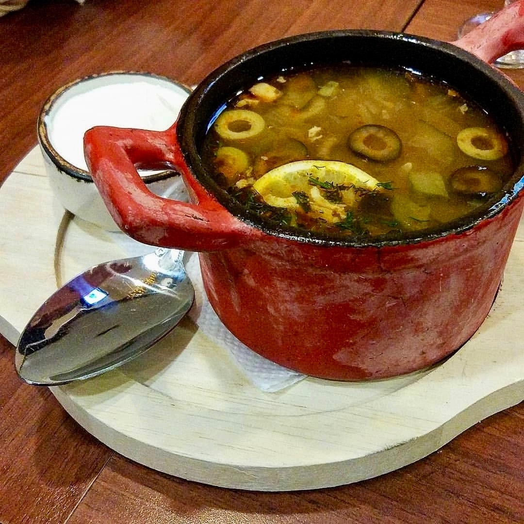 Мясная солянка