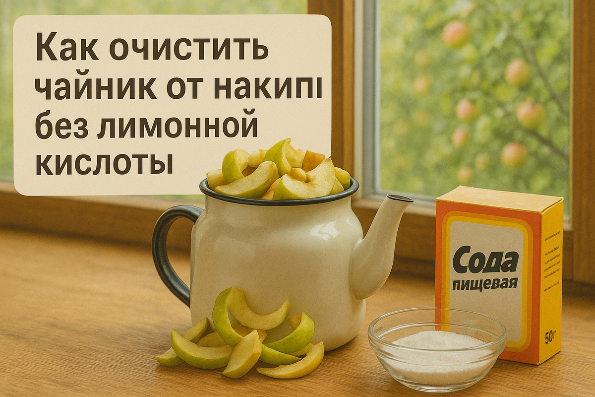 Яблочная кожура и сода — безопасно и эффективно