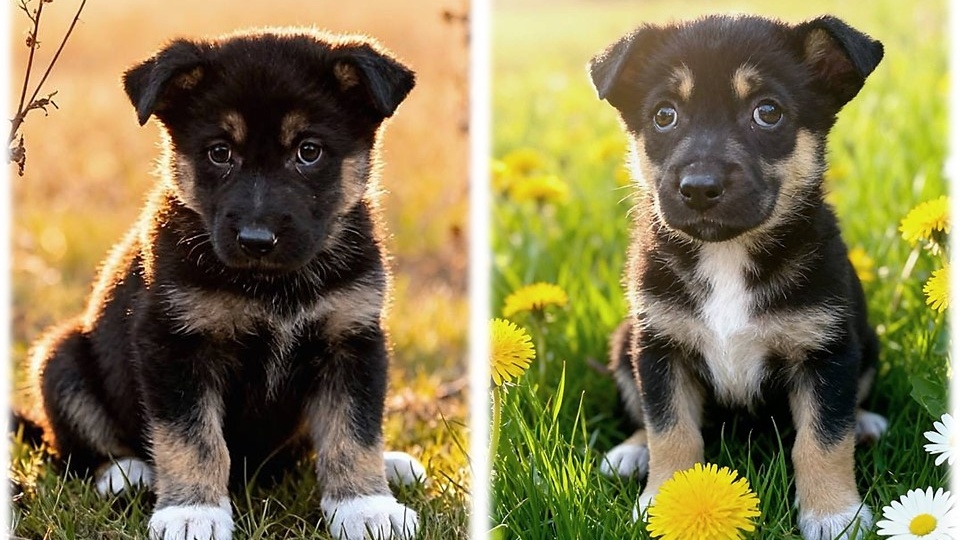 Два сердца ищут свой дом! 🏠💖 Щенки Раф и Рона ждут вас! 🐾