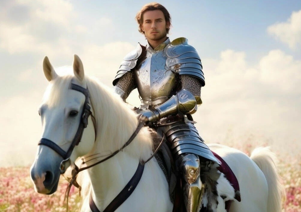 Ланселот на белом коне
