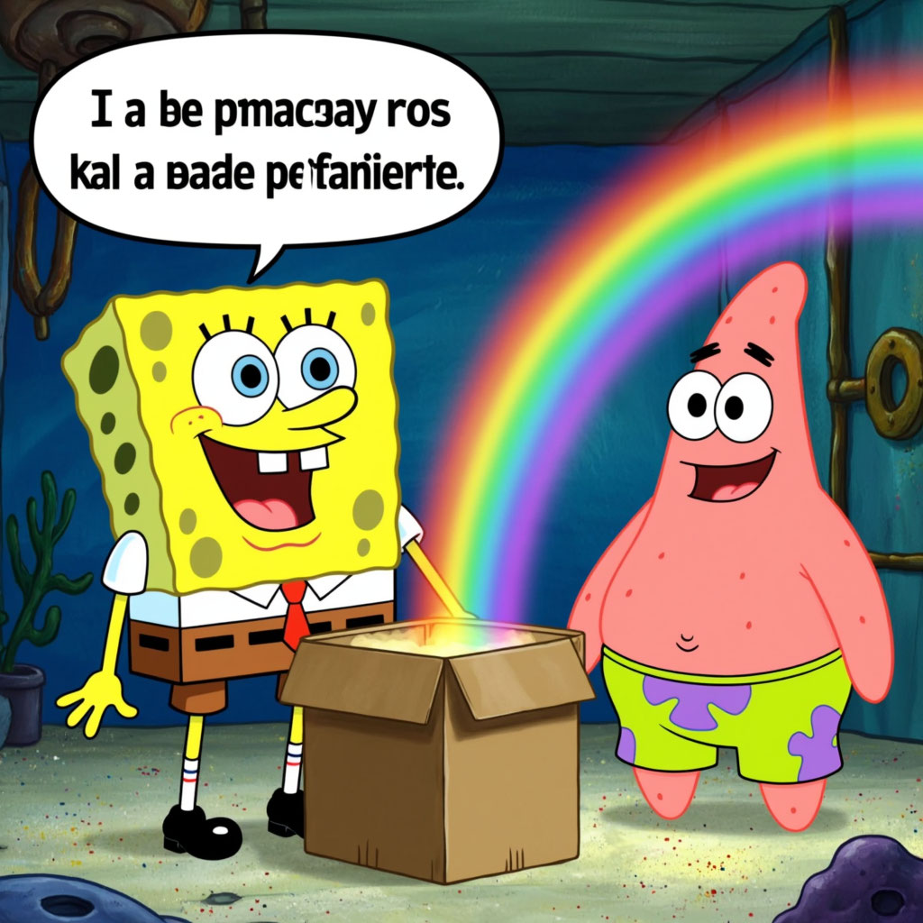 Патрик, это не магия — это просто коробка с оптимизмом на максималке!