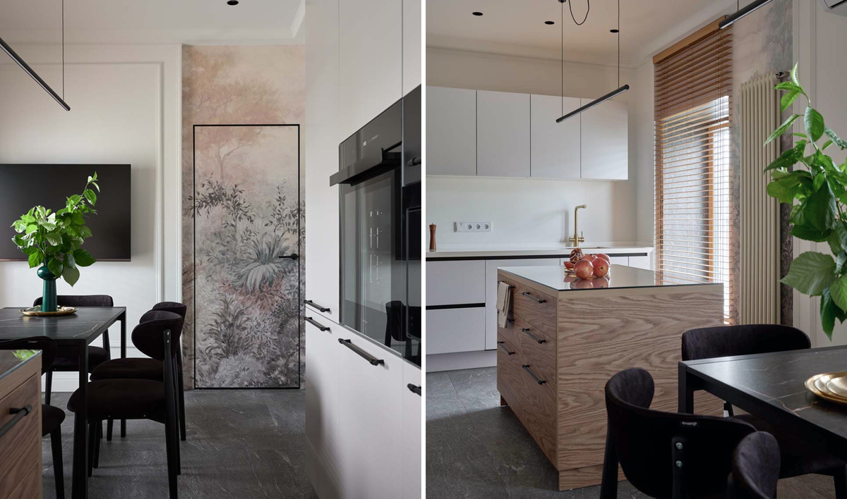 Проект дизайнера Юрия Волкова с панно Loymina