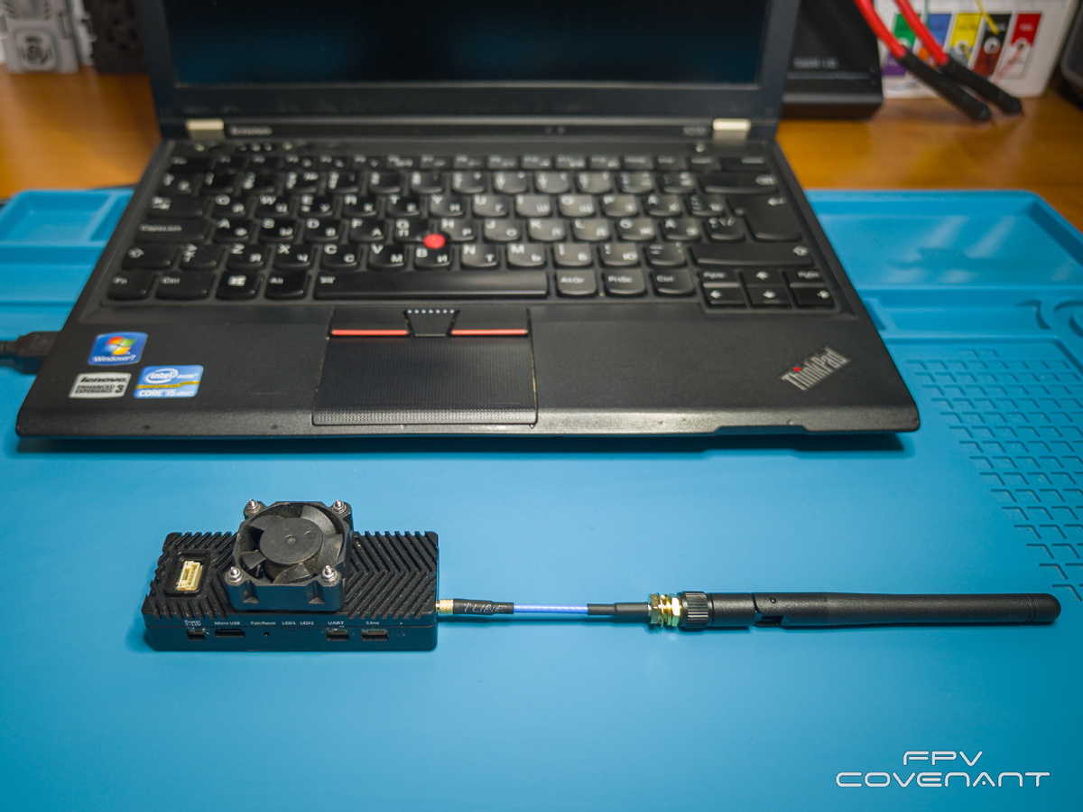 Установка антенны на модуль связи Herelink