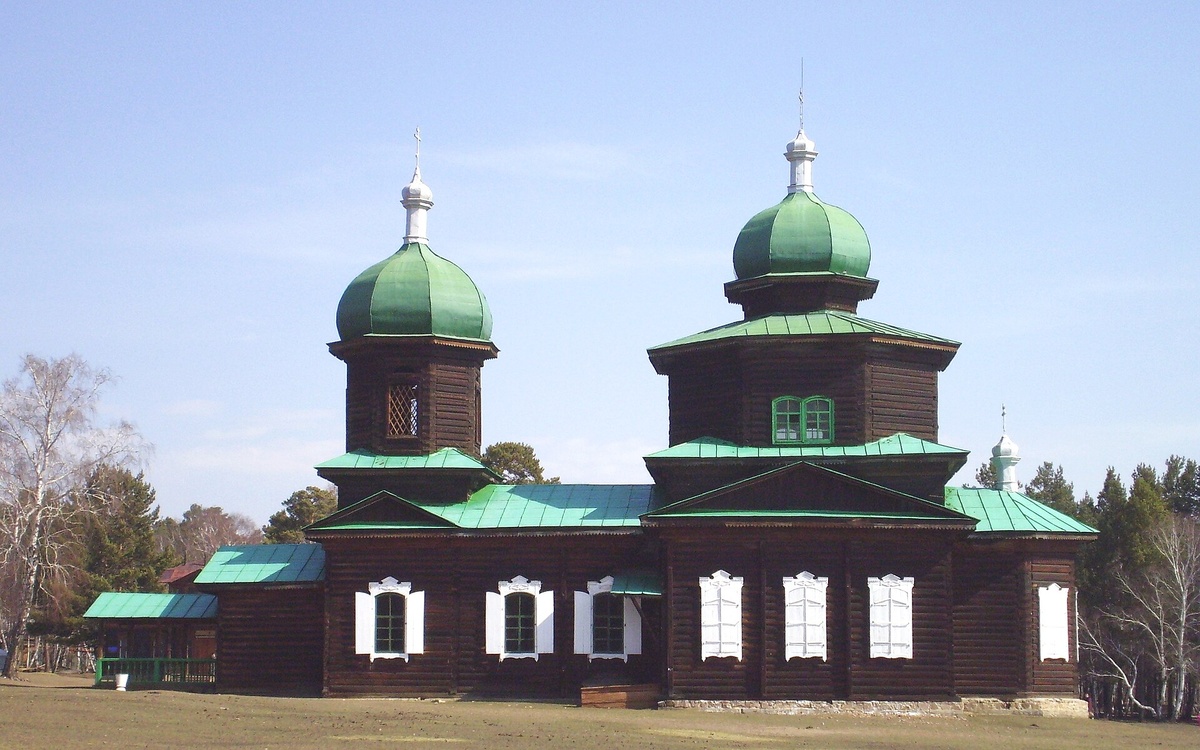 Никольская церковь в Улан-Удэ. Начало XX века.  Фото: Кузнецов. 
Старообрядческая Никольская церковь. Начало XX века. Мухоршибирский район, Бурятия( г.Улан-Удэ Этнографический музей народов Забайкалья) https://ru.wikipedia.org/wiki/%D0%A1%D0%B5%D0%BC%D0%B5%D0%B9%D1%81%D0%BA%D0%B8%D0%B5