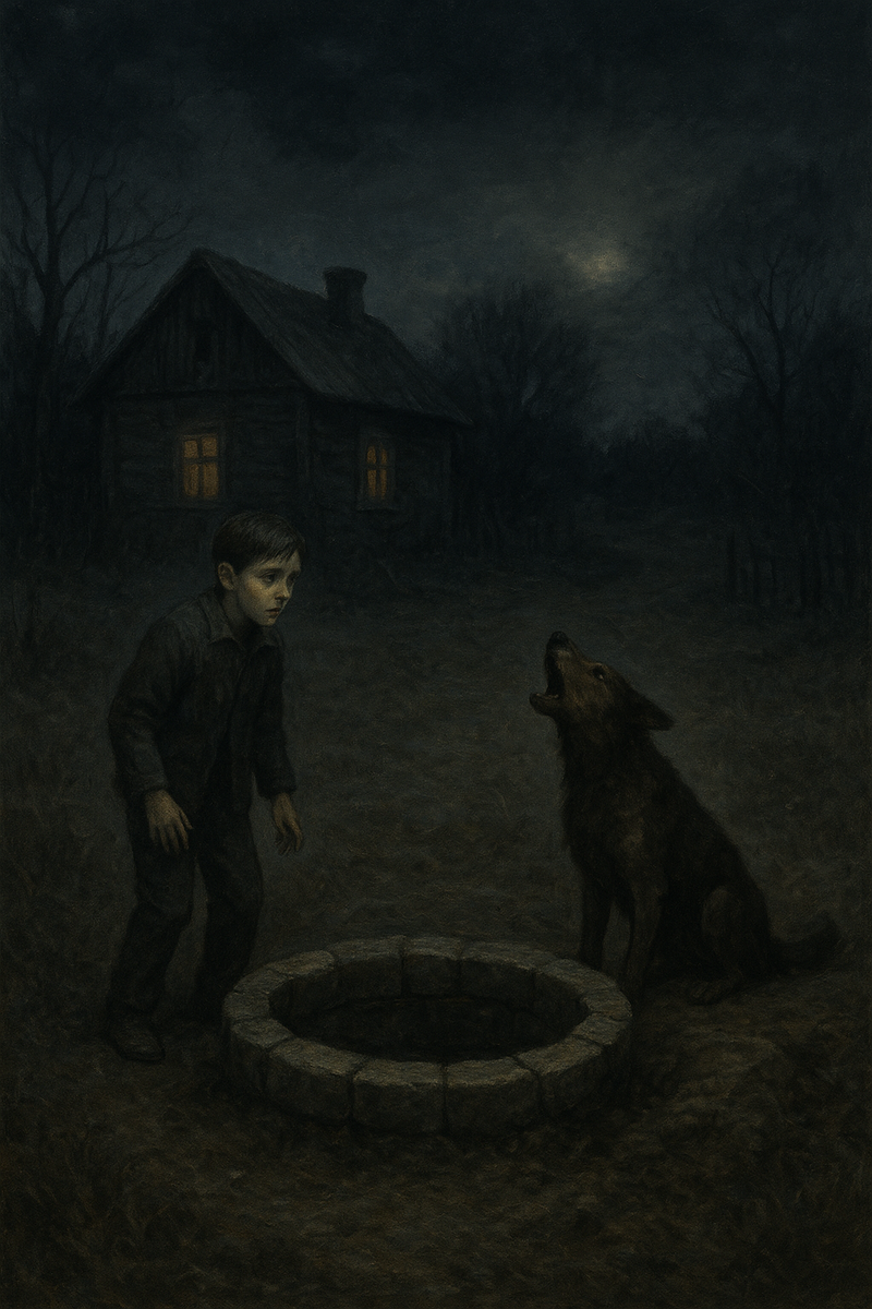 Повествование о молодом парне, который услышал человеческий стон, который исходил из-под земли