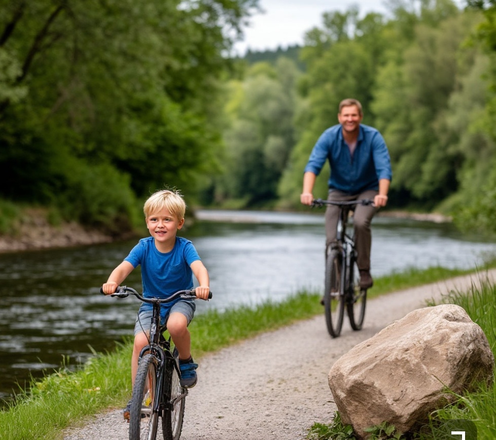 Саша с папой