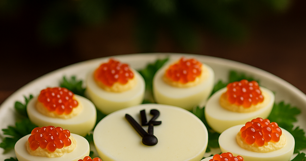 Новогодние Часы 🕛 — закуска, от которой все ахнут! Символ 2026 года на твоём столе