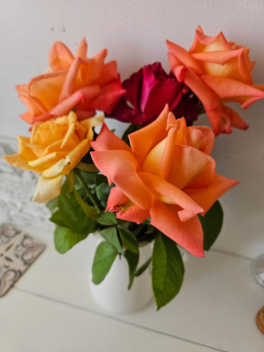 Букет из разных сортов