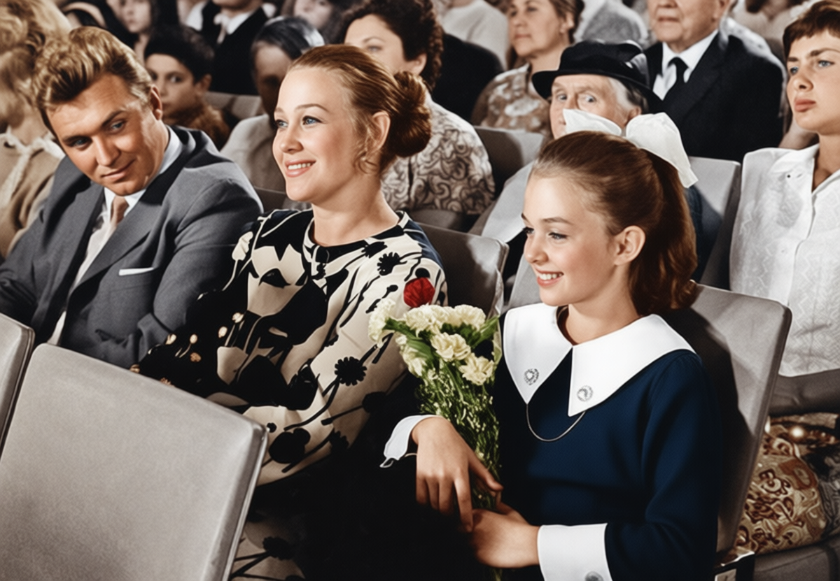 Эдуард Изотов, Инга Будкевич и их дочка Вероника в театре