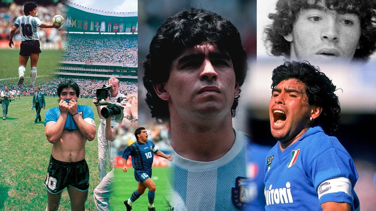 Диего Марадона. Коллаж