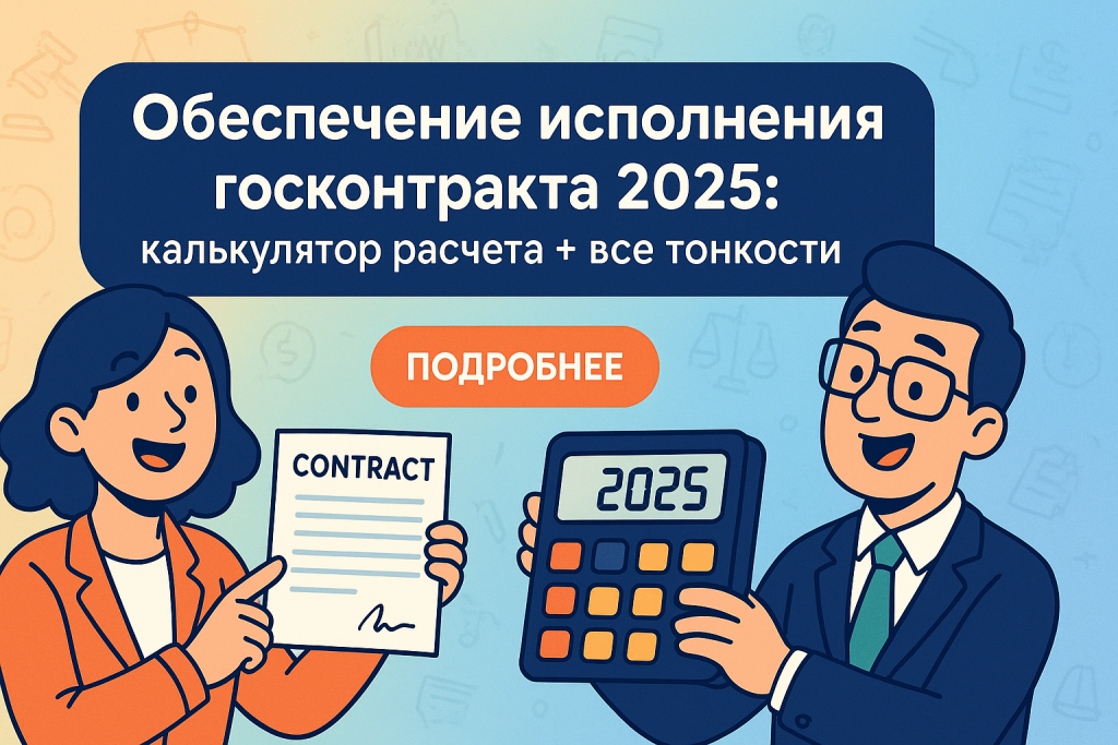    Обеспечение исполнения госконтракта 2025: калькулятор расчета + все тонкости
