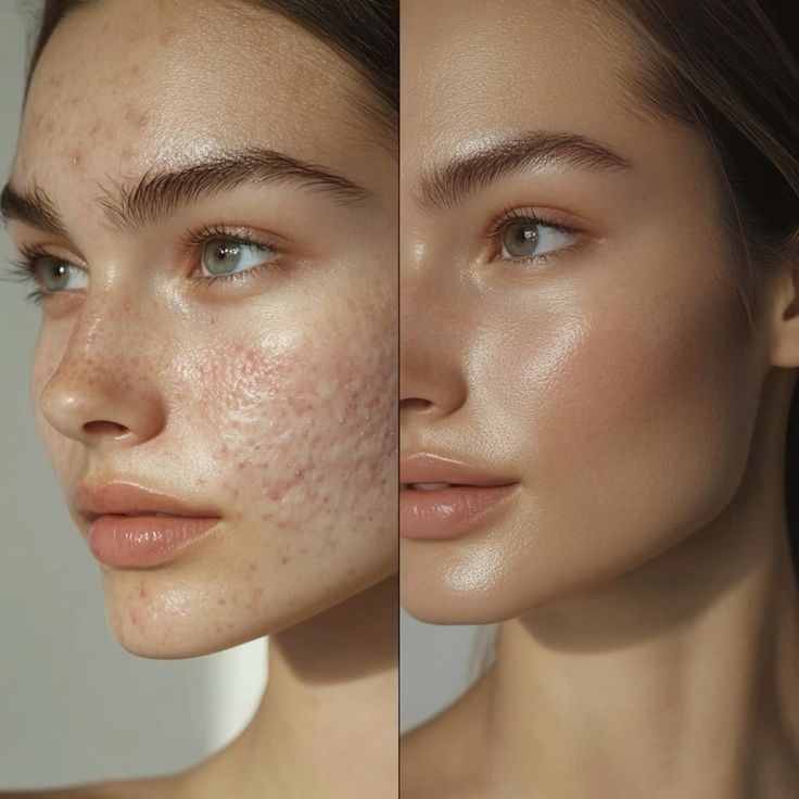 Акне. До/после