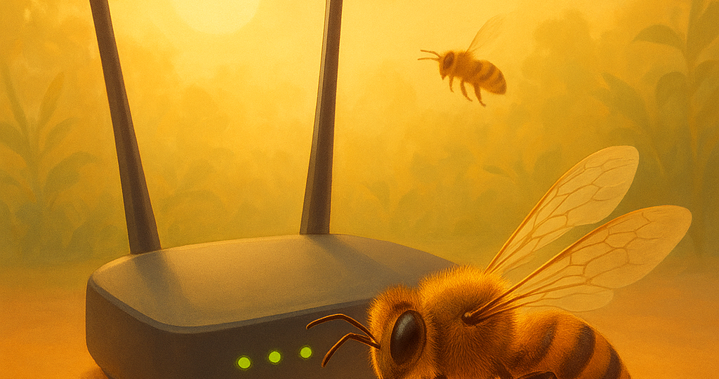 Пчёлы и Wi-Fi: кто мешает кому? 🐝📶