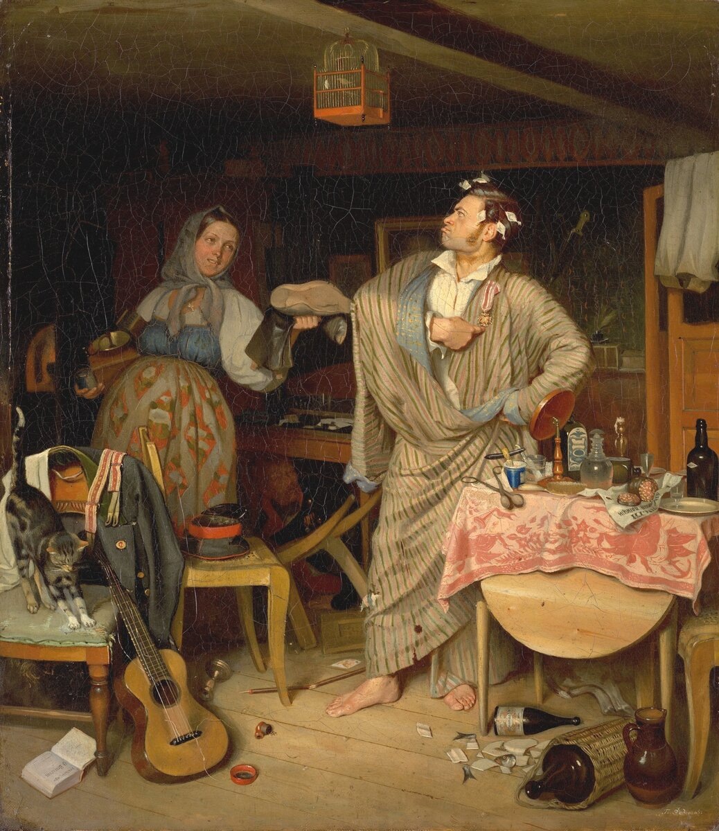 П. Федотов "Свежий кавалер"