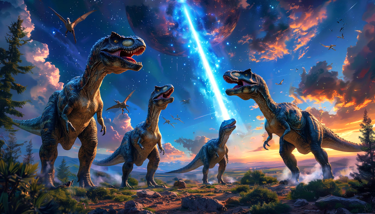 Кто-то прибыл и устранил динозавров?