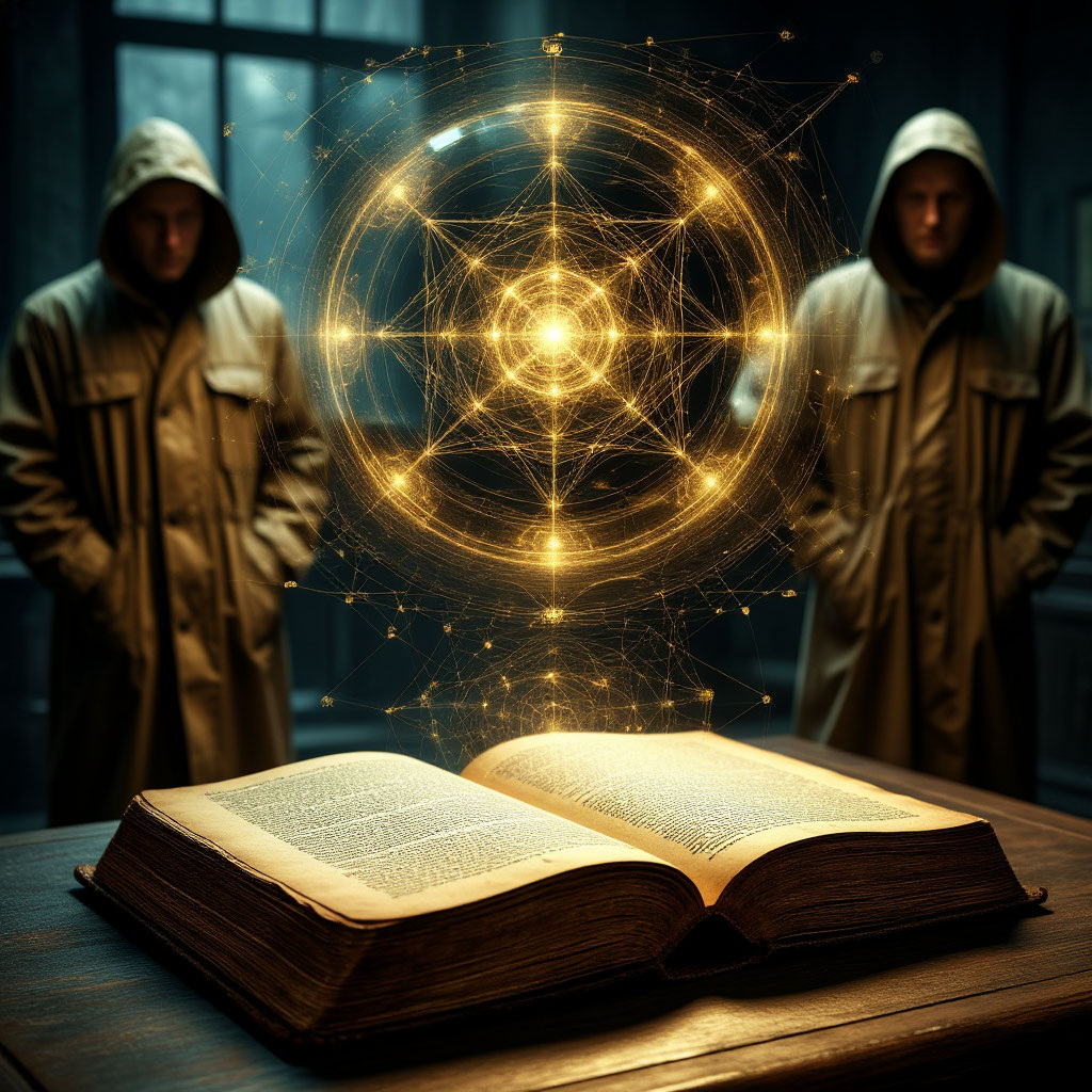 Иллюстрация "Тайны Ноосферы" создана сетью Шедеврум