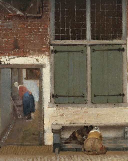 «Маленькая улица» (фрагмент) Яна Вермеера (ок. 1657–1658)