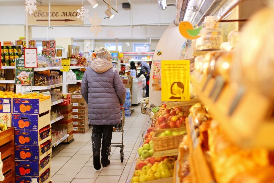    Продуктовый магазин. Супермаркет. Продукты питания. Источник: Сергей Кулыгин, "Бийский рабочий"