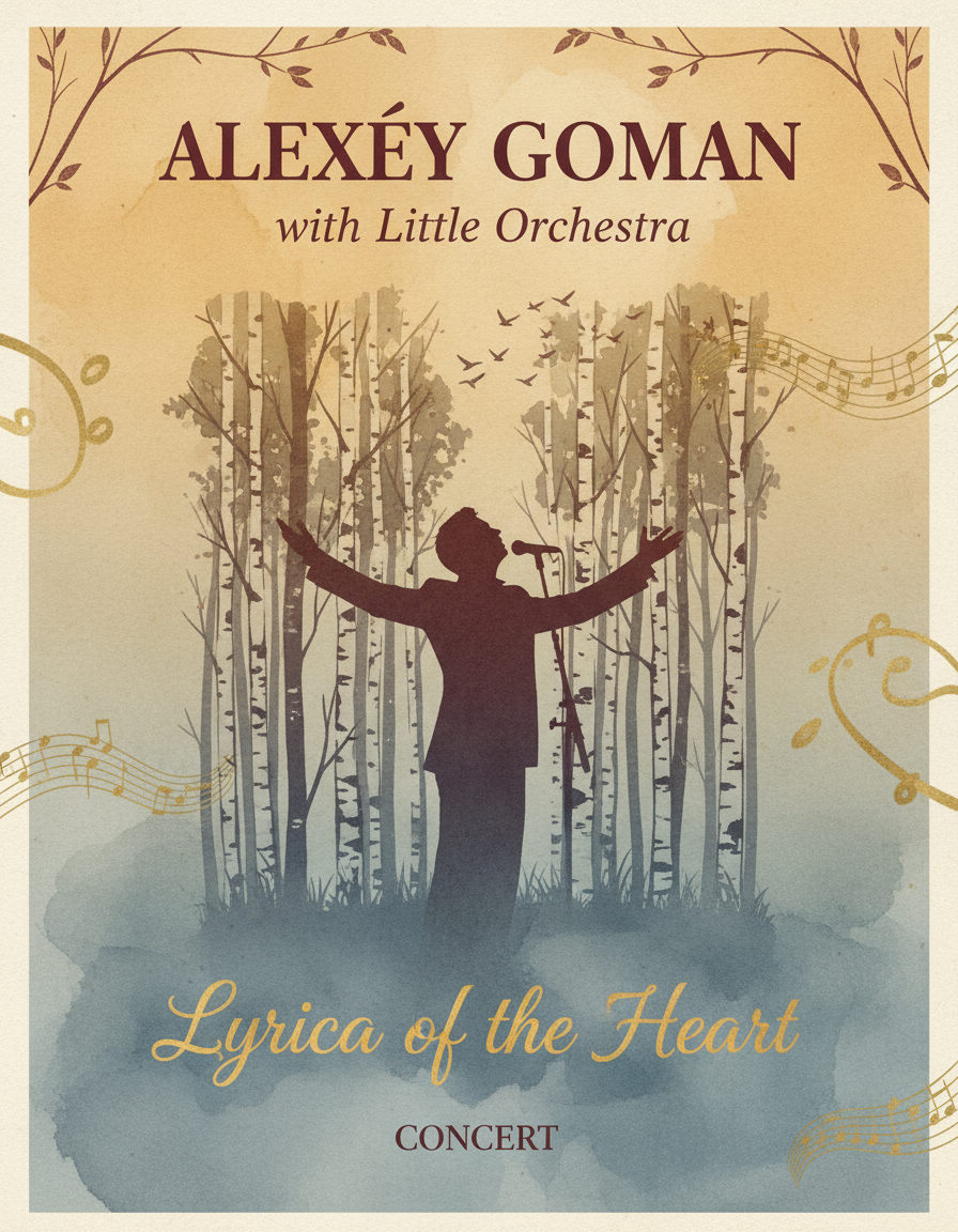 Стилизованный поэтический портрет Алексея Гомана 