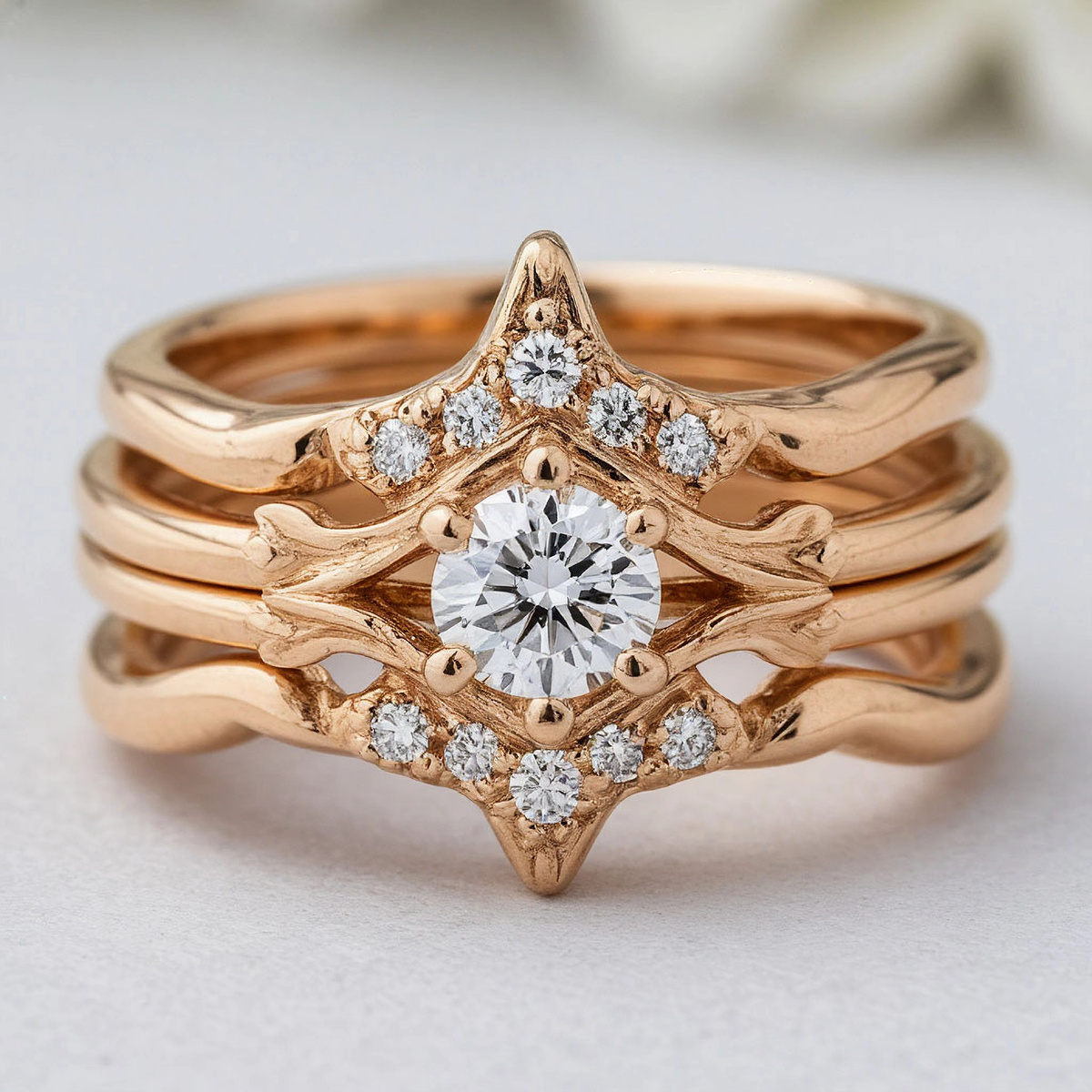 Уникальное обручальное кольцо.