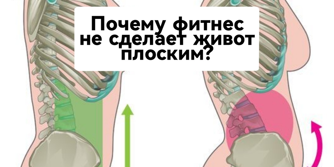 Почему фитнес не сделает живот плоским?