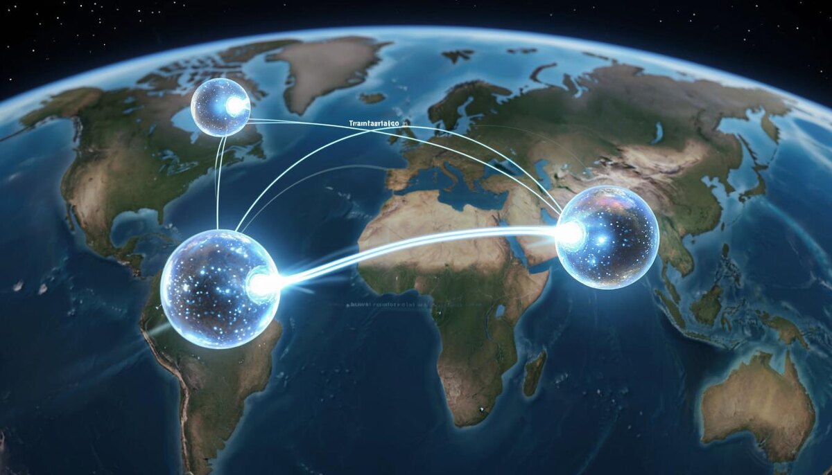 Квантовая запутанность: изменение одной частицы мгновенно влияет на другую, даже если их разделяют световые годы.