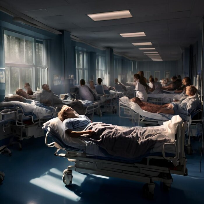  Возможно, зараженных людей окажется больше... / изображение сгенерировано нейросетью flyvi.io