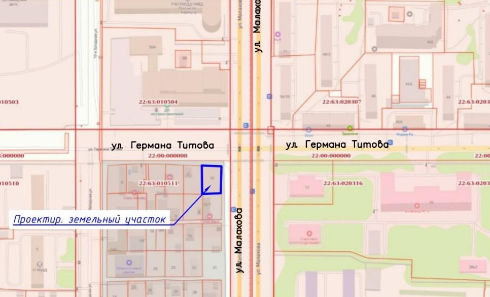 Размещение здания на улице Германа Титова, 31
Фото: мастерская «Проектное дело»