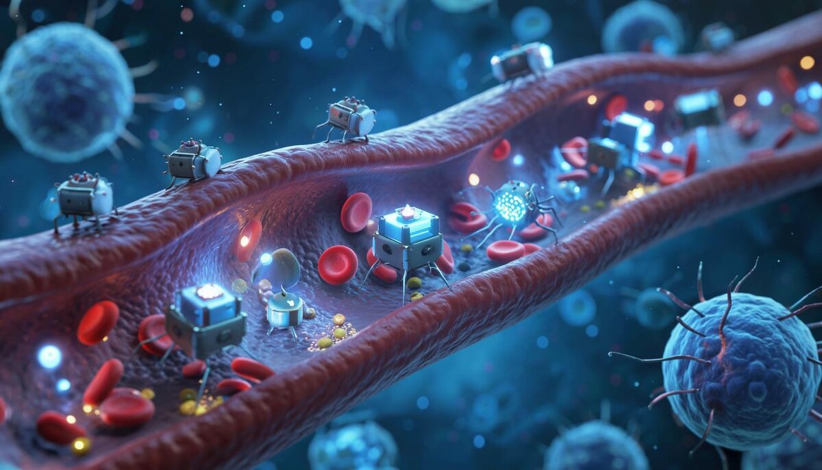 Армия спасения внутри нас: как нанороботы будут бороться с болезнями на клеточном уровне.