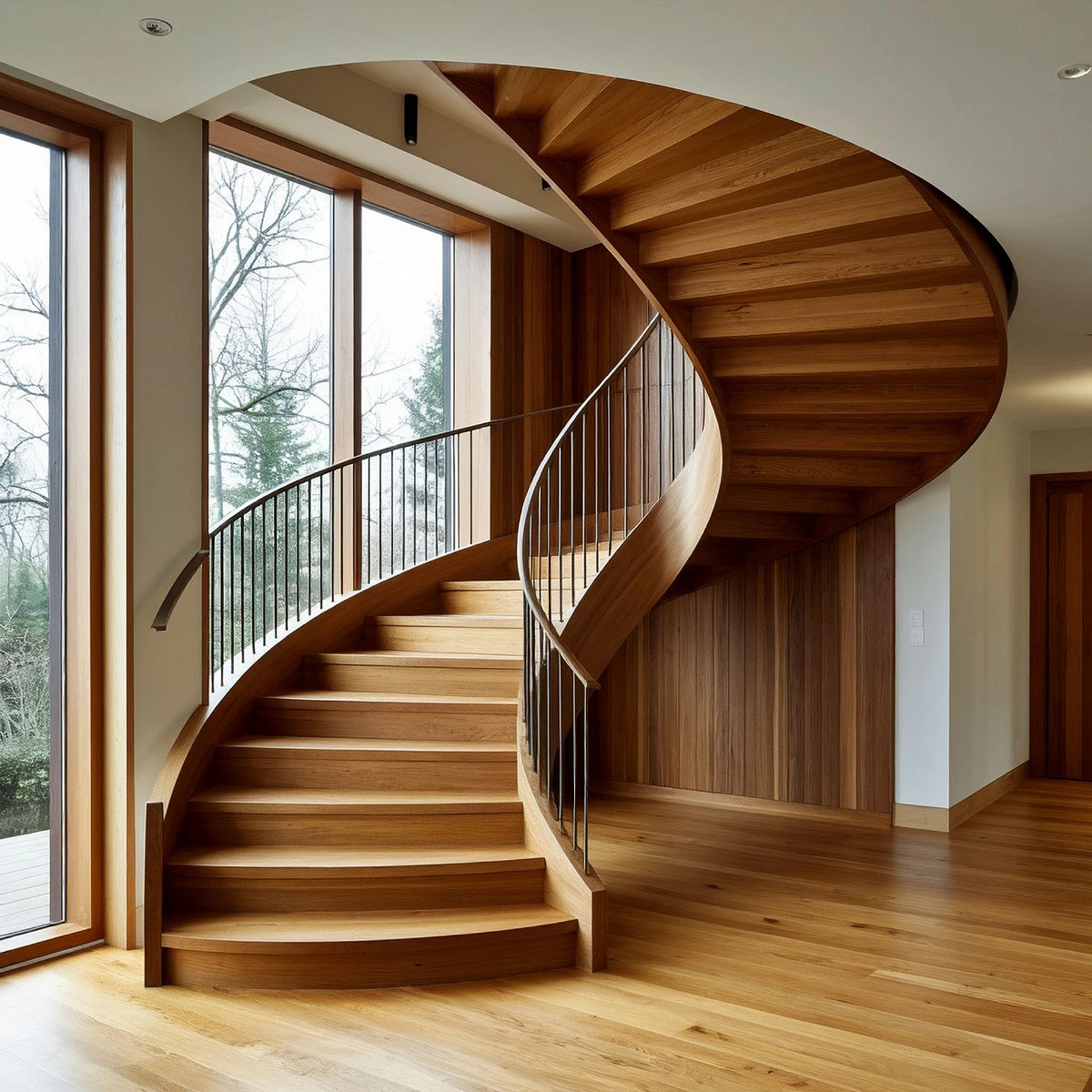 Уникальный дизайн лестницы.