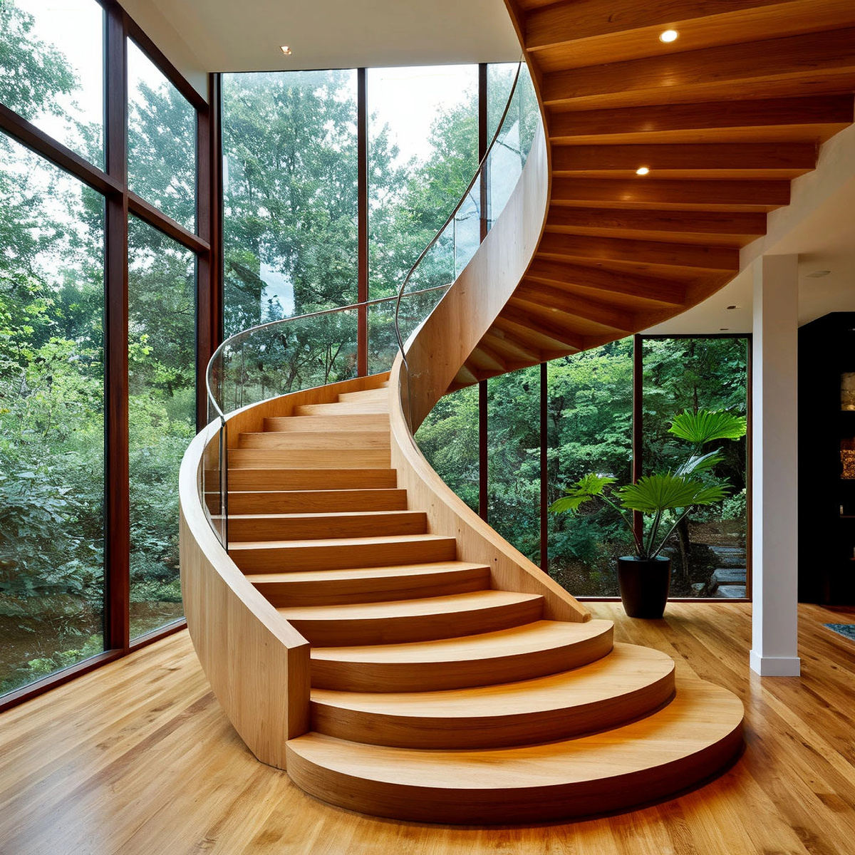 Уникальный дизайн лестницы.